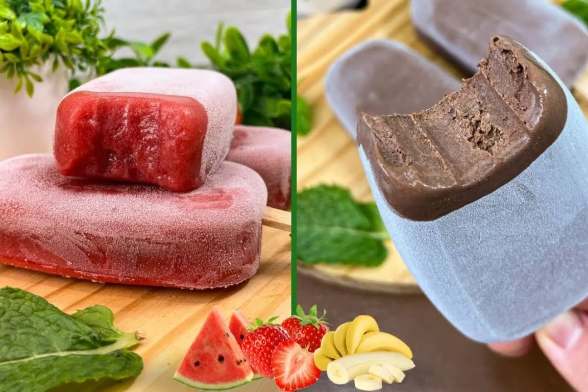 Picolé de frutas sem açúcar: receita refrescante e saudável que as crianças e os adultos vão amar