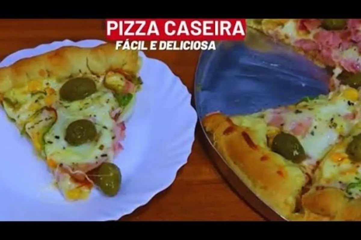 Pizza caseira com massa fácil e sabor de pizzaria para reunir os amigos no Ano Novo