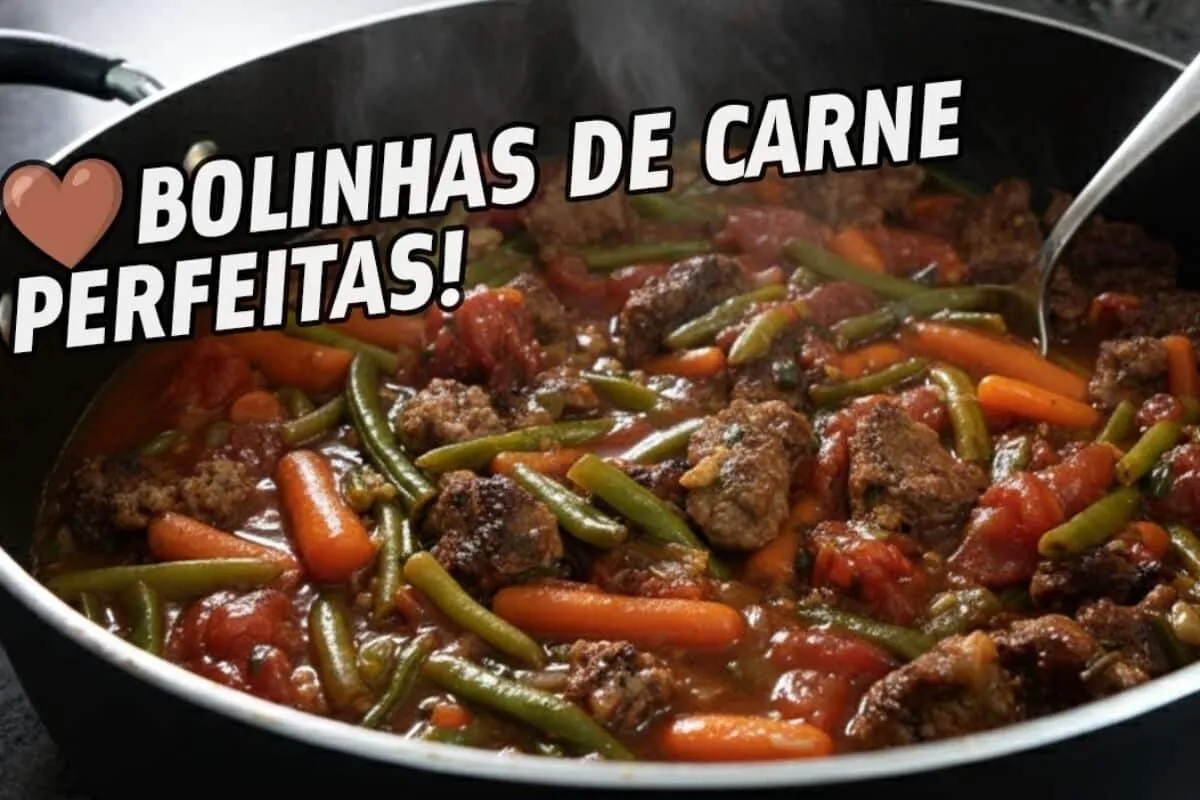 Polpeta rústica deliciosa e prática para servir no almoço da semana