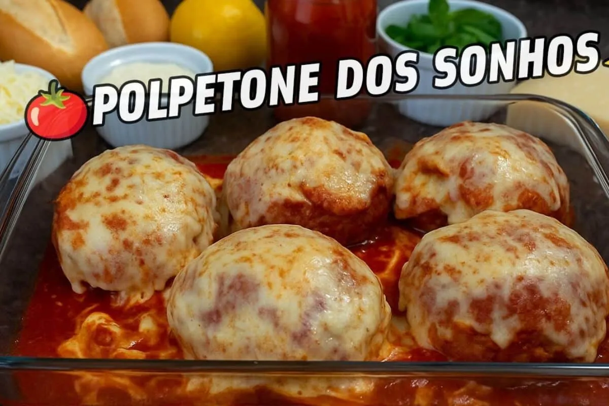 Polpetone à parmegiana: veja como fazer o clássico italiano em casa de um jeito simples e delicioso