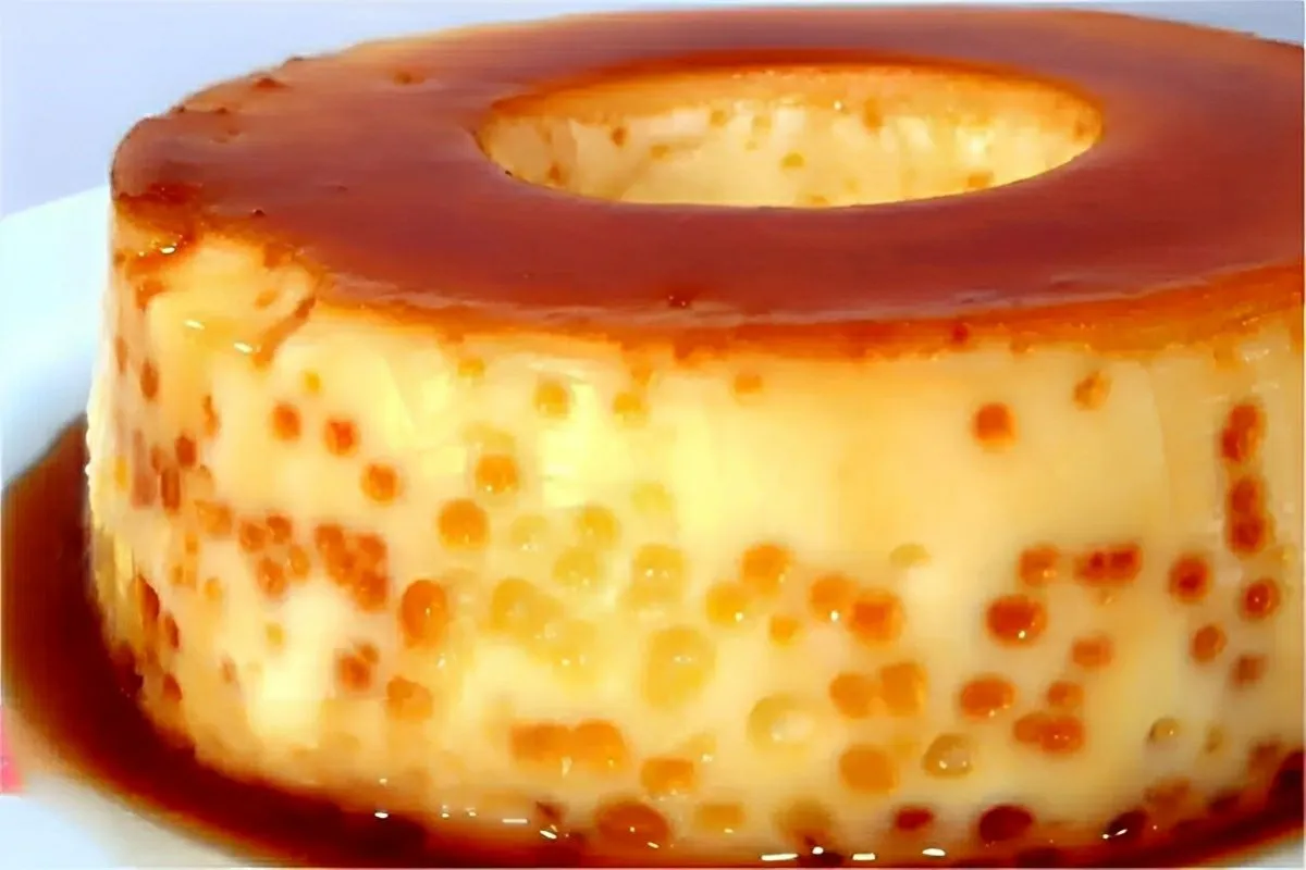 Pudim de 3 ingredientes feito sem leite condensado muito econômico e saboroso