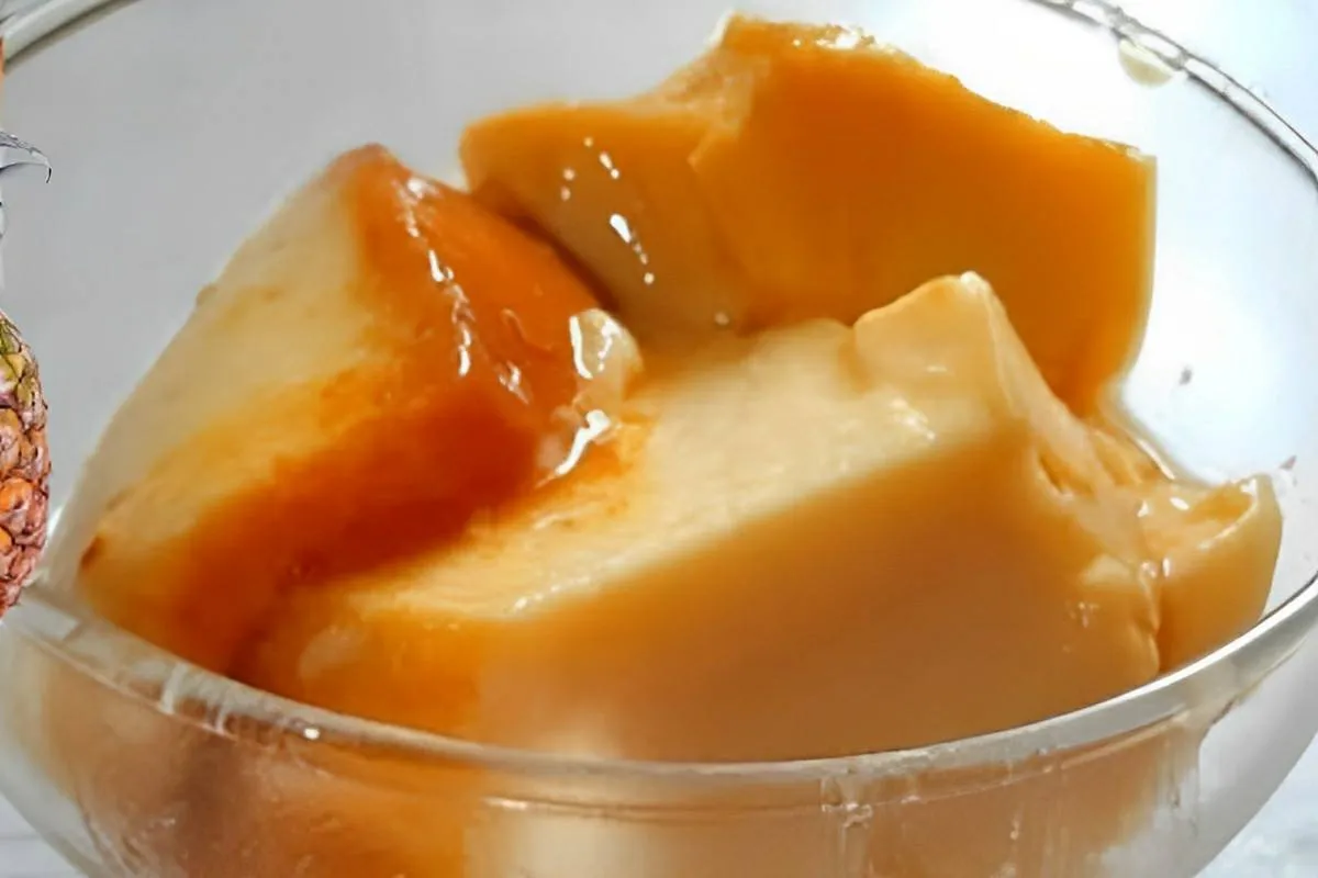 Pudim de abacaxi simples e prático uma sobremesa perfeita para o seu fim de semana