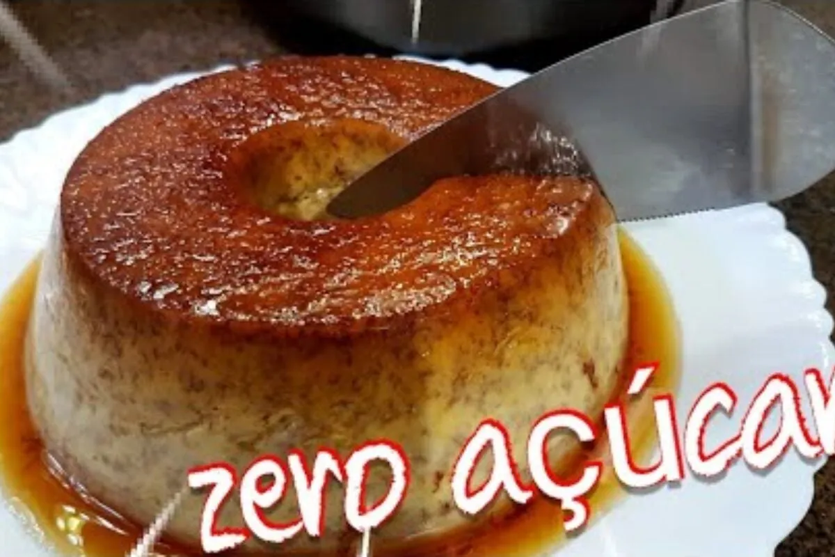 Pudim de banana com 3 ingredientes sem açúcar: feito na panela de pressão