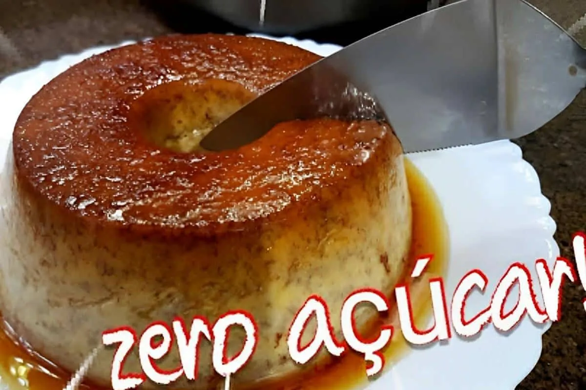 Pudim de banana com apenas 3 ingredientes e sem açúcar fica pronto em 15 minutos e é uma delícia