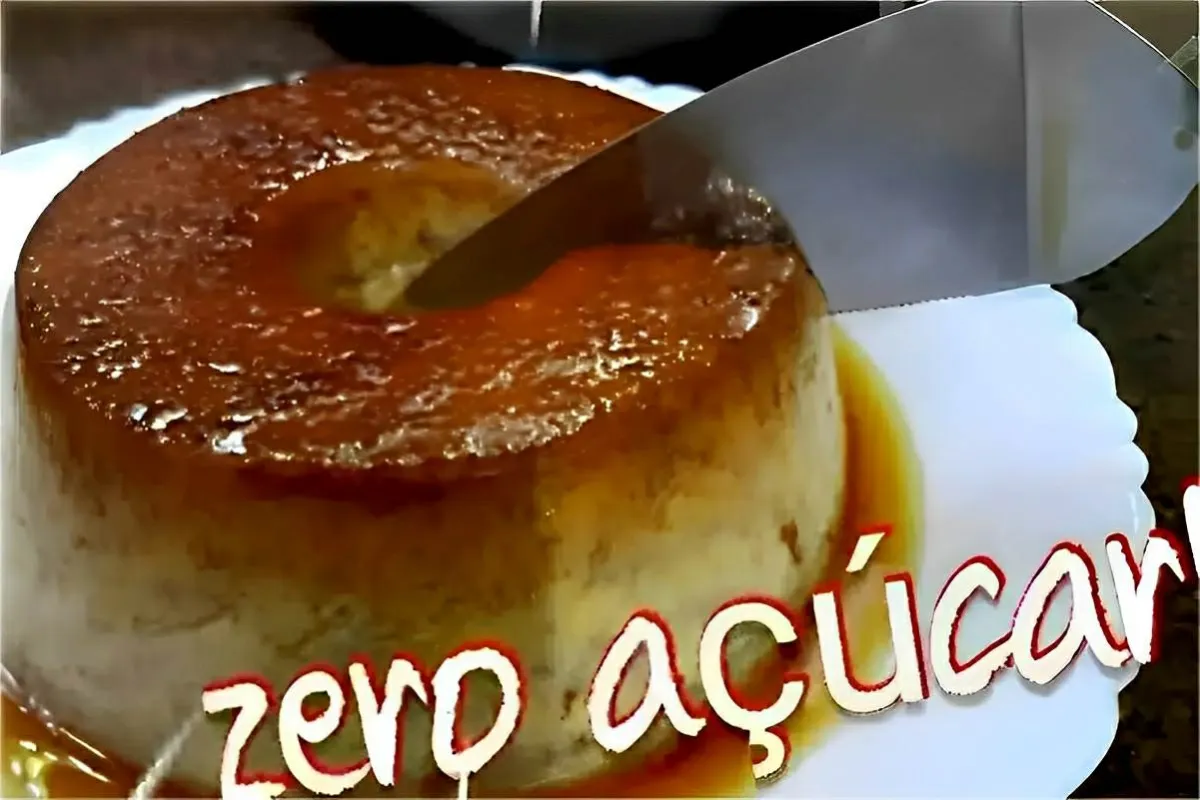 Pudim de banana sem açúcar que fica pronto em 15 minutos perfeito para a sobremesa da família