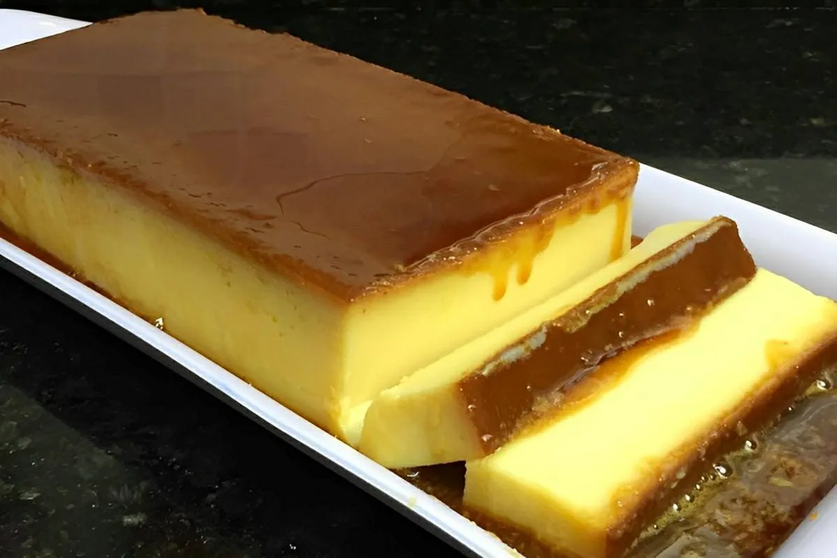 Pudim de baunilha prático e saboroso uma sobremesa deliciosa para qualquer dia
