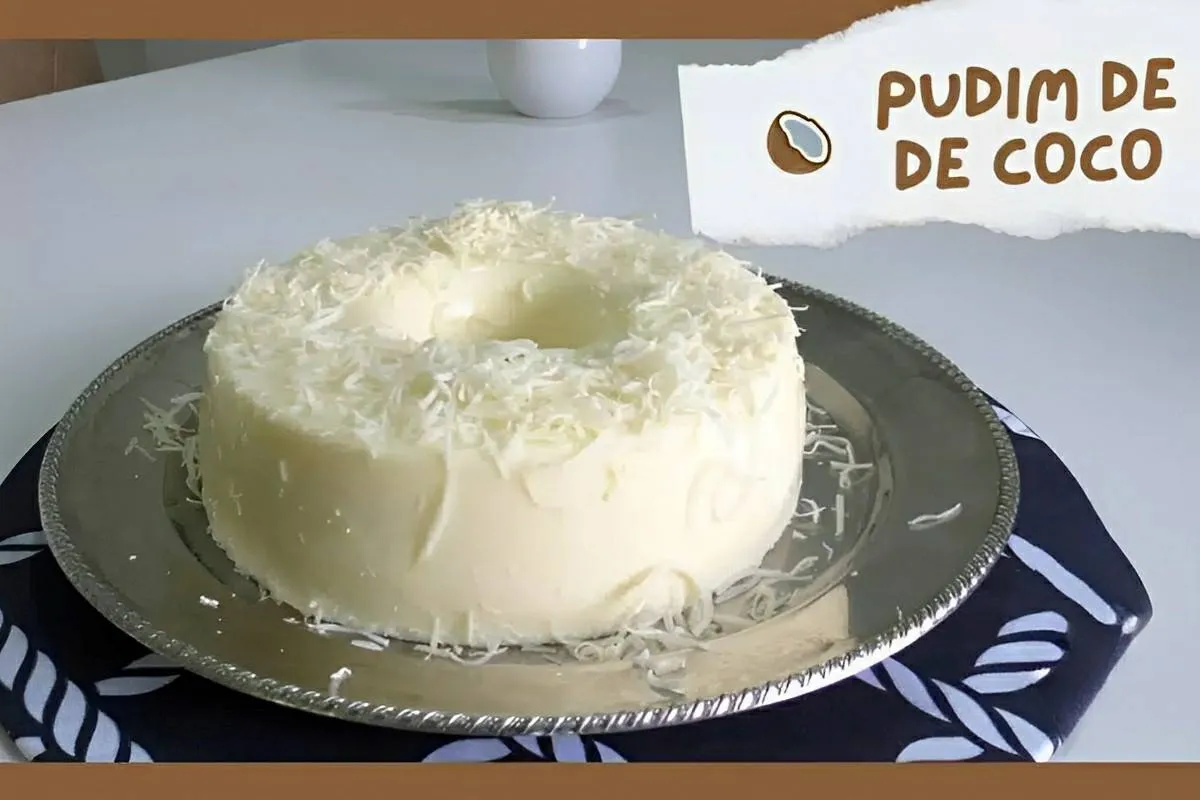 Pudim de coco fácil e rápido uma sobremesa deliciosa e perfeita para o dia das mães
