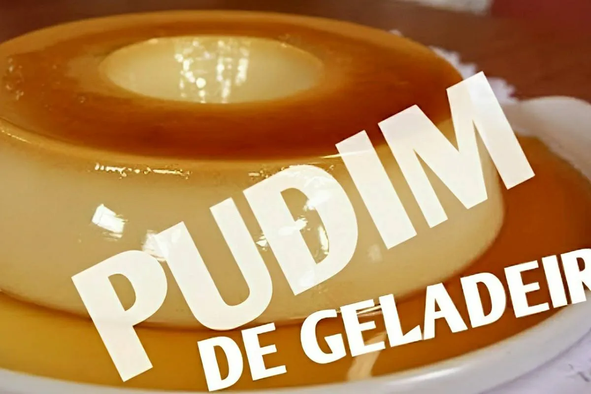 Pudim de geladeira simples e rápido é só bater os ingredientes e levar para a geladeira uma delícia