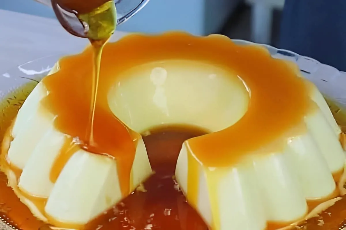Pudim de Leite Ninho prático e delicioso com sabor marcante uma delícia