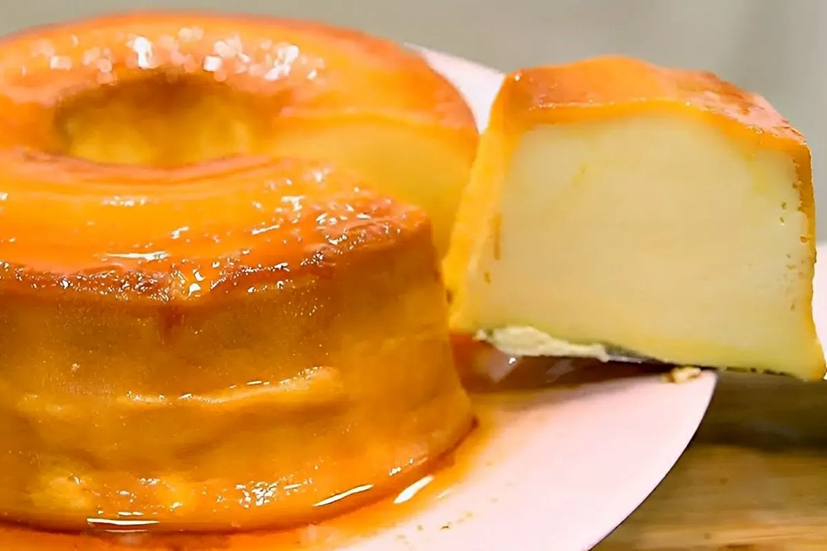 Pudim de leite que fica pronto em 10 minutos cremoso delicioso e não gasta seu gás