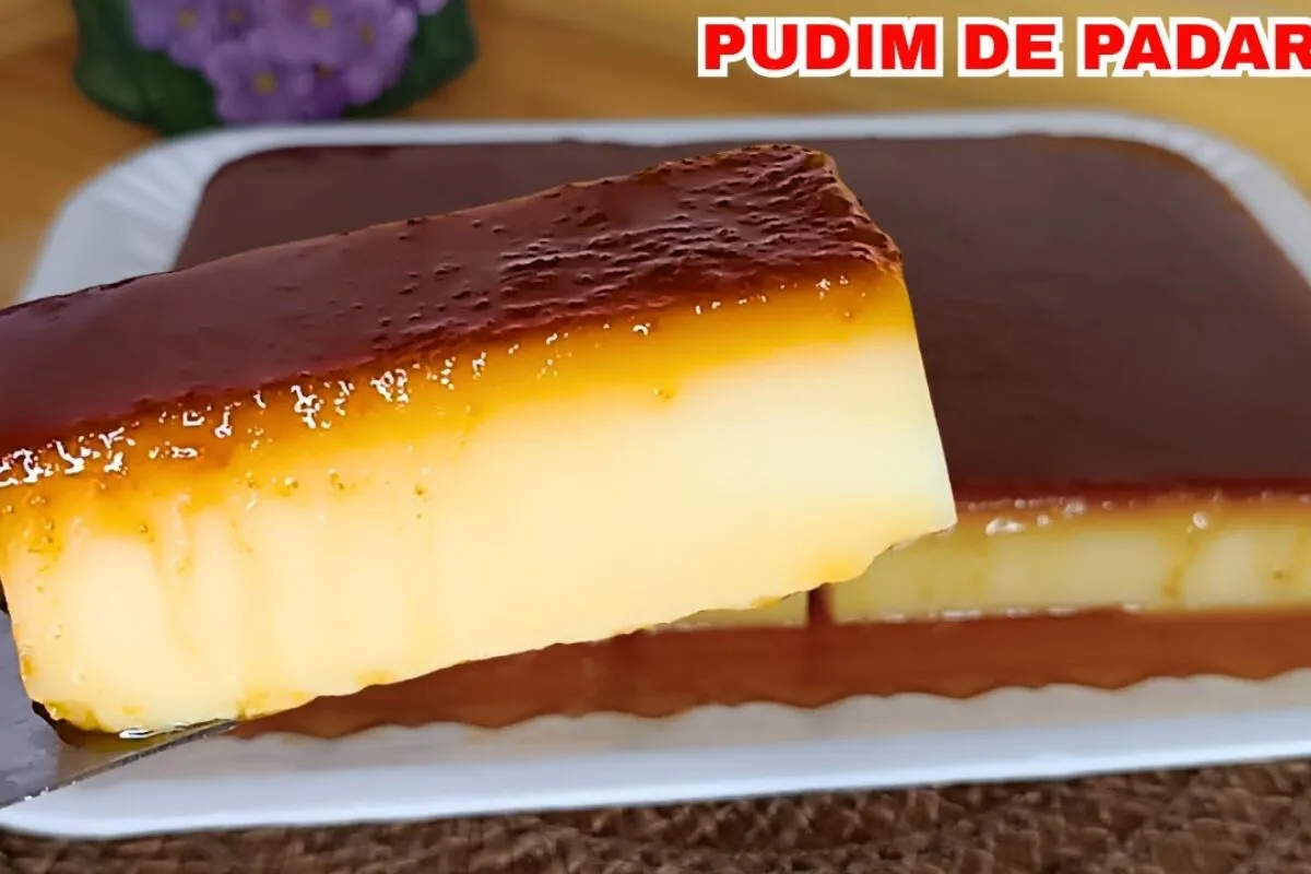 Pudim de padaria de antigamente: a receita afetiva que muita gente ama e não leva leite condensado
