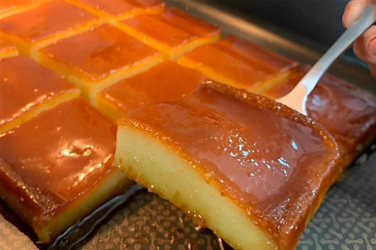 Pudim de padaria simples e prático de preparar receita que aprendi com padeiro famoso