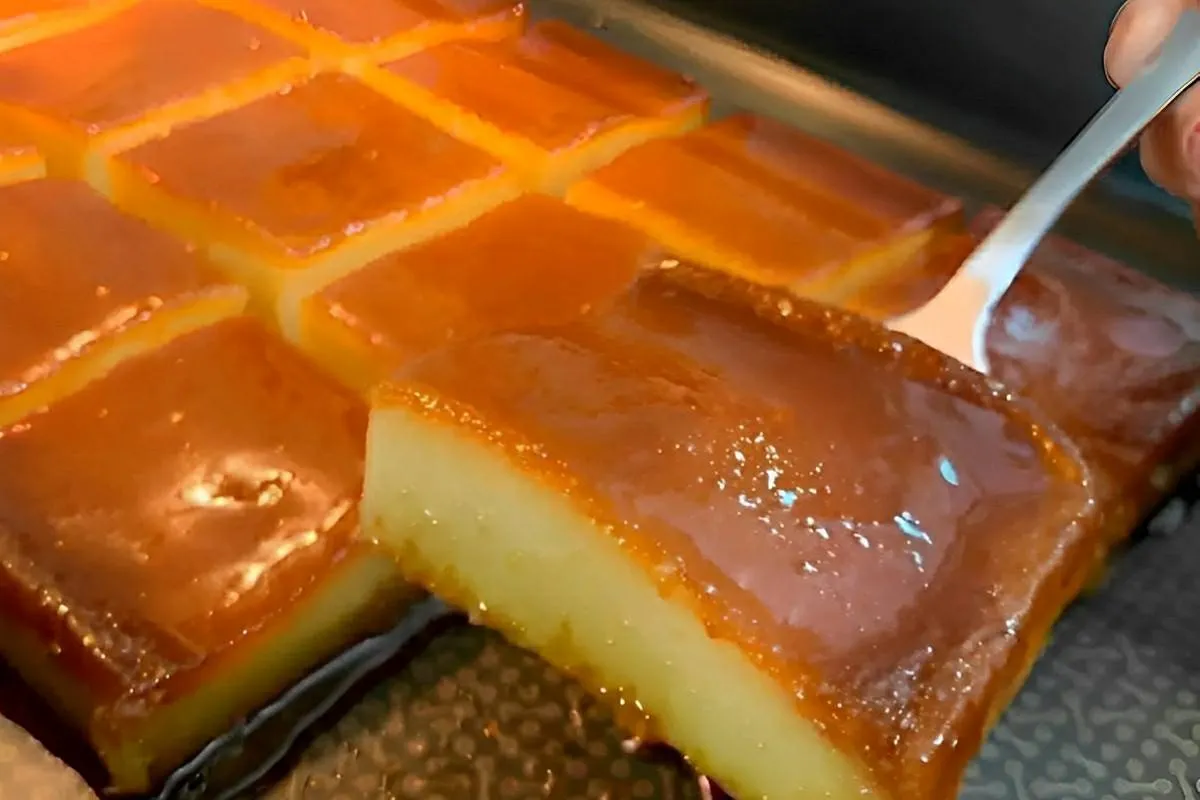 Pudim de padaria tradicional aquele que vende em padaria de bairro e todo mundo ama