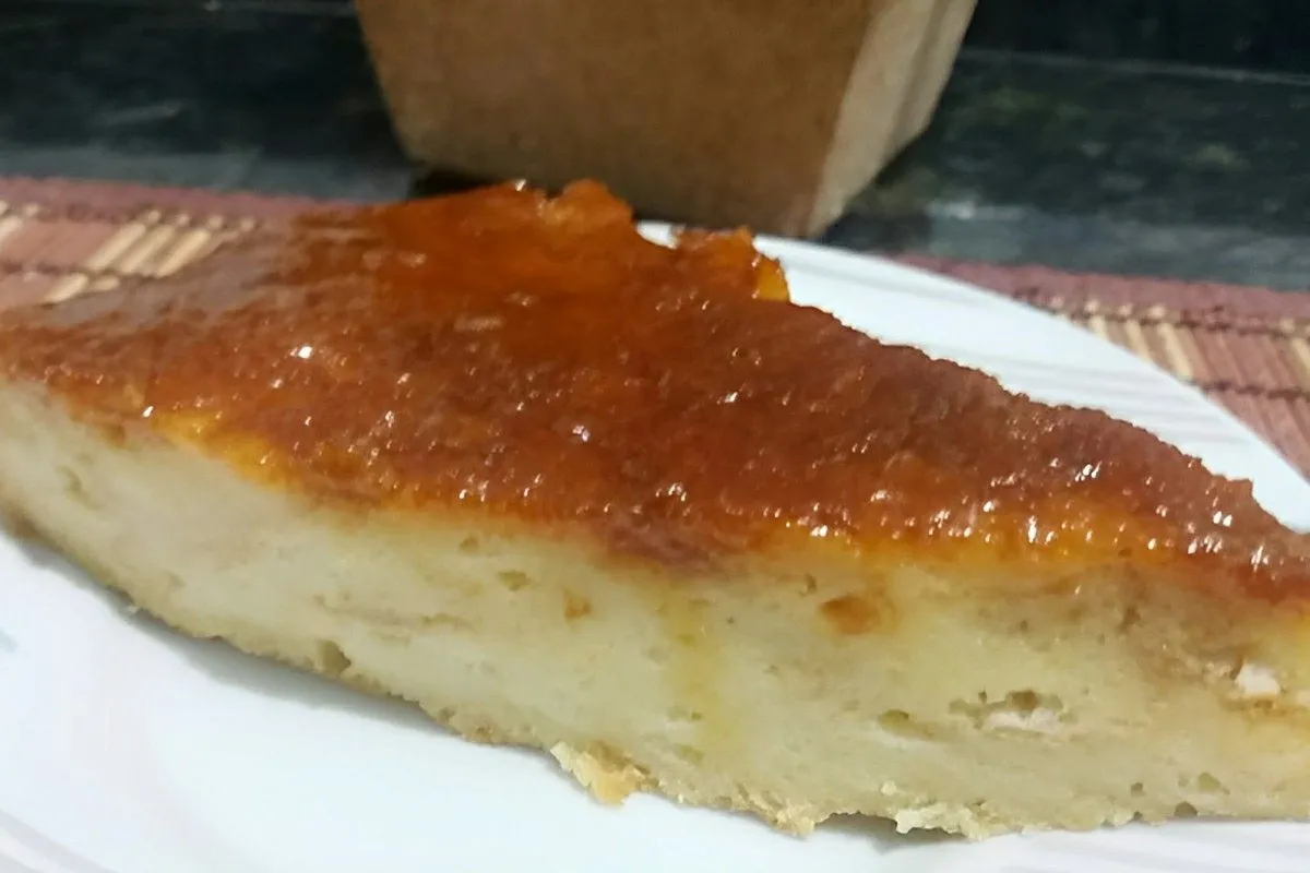 Pudim de pão da vovó aquele pudim delicioso que você sente os pedaços de pão a cada colherada