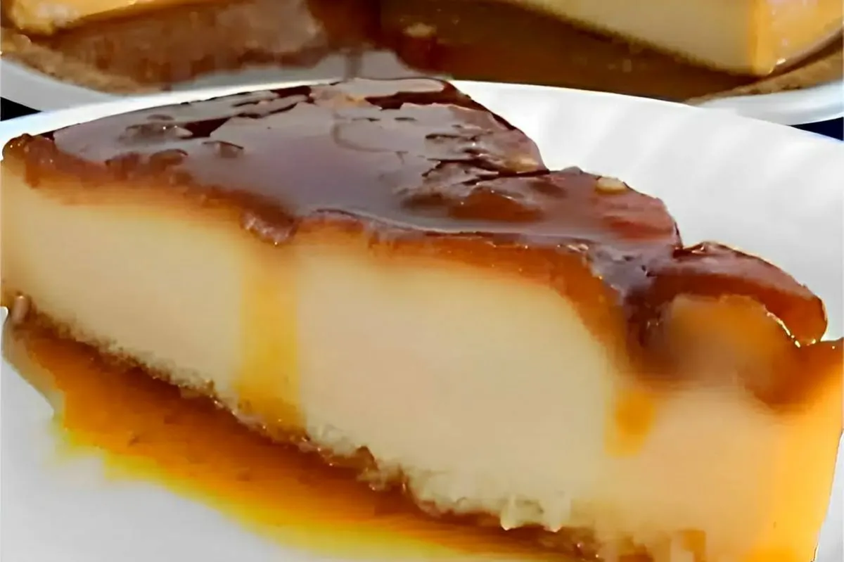 Pudim engana visita delicioso e feito com um ingrediente secreto que você tem no armário