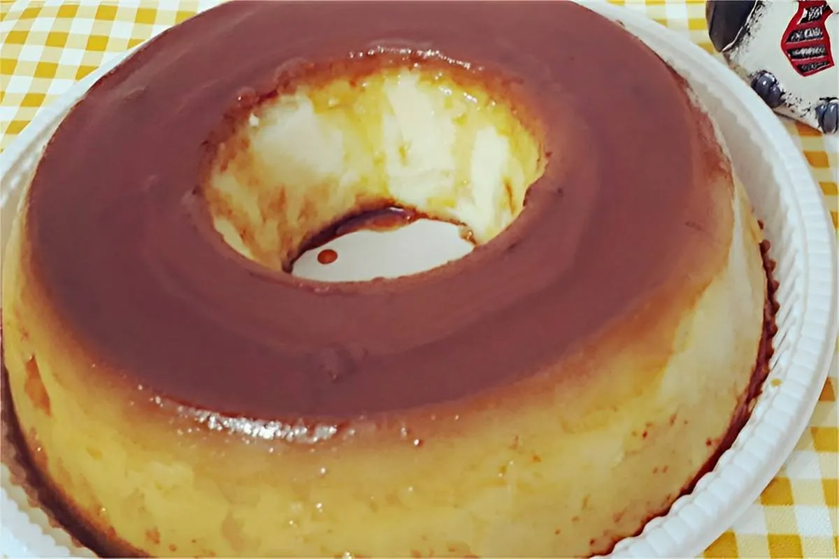 Pudim engana visita feito com um ingrediente secreto que vai ser sucesso no seu natal