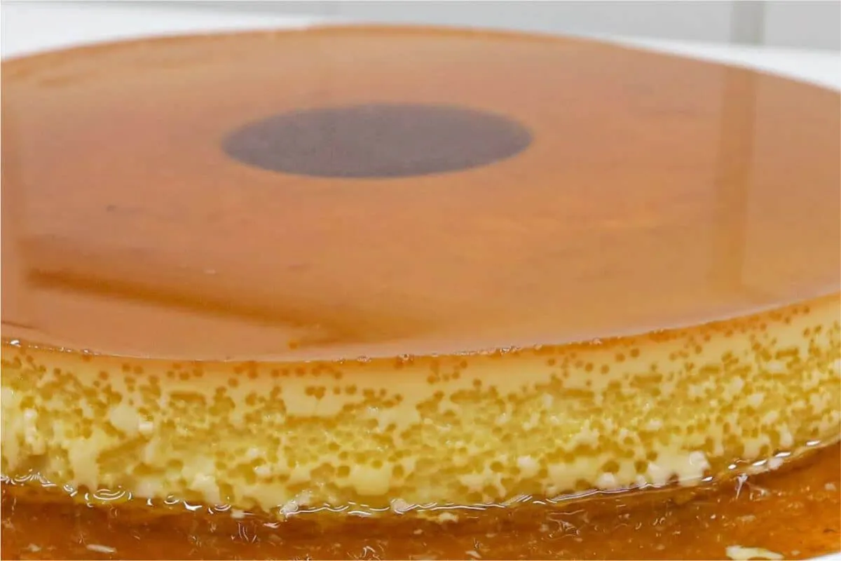 Pudim gigante tamanho família para não faltar sobremesa para ninguém na festa de fim de ano