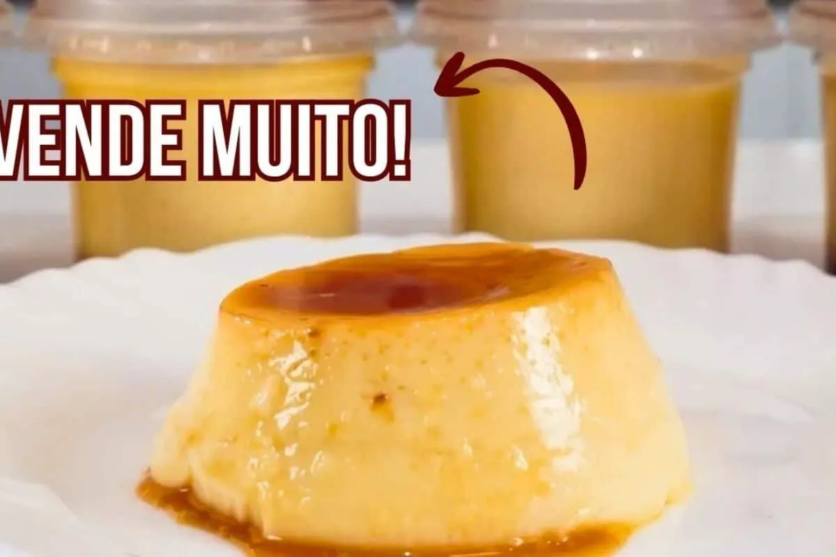 Pudim no pote: a receita perfeita com a consistência firme e uma calda que não cristaliza