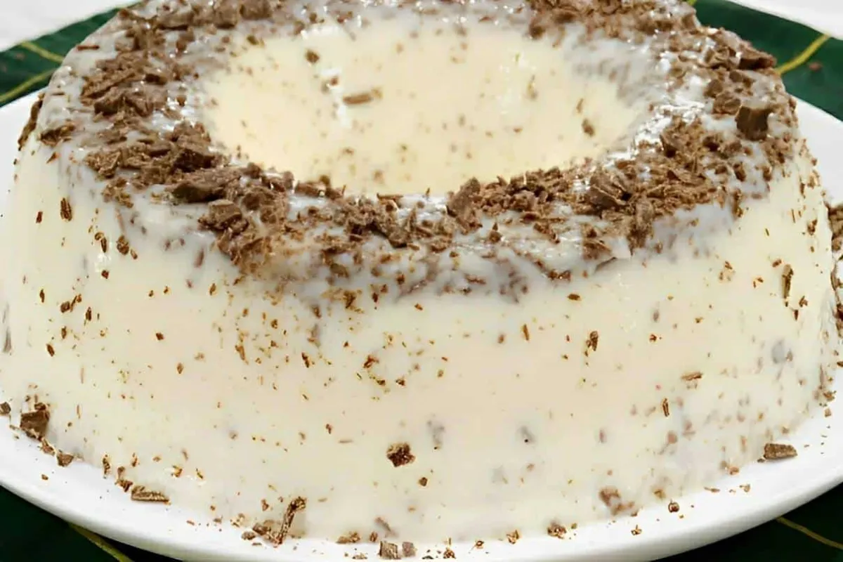 Pudim prestígio de liquidificador muito fácil basta bater os ingredientes e levar para gelar