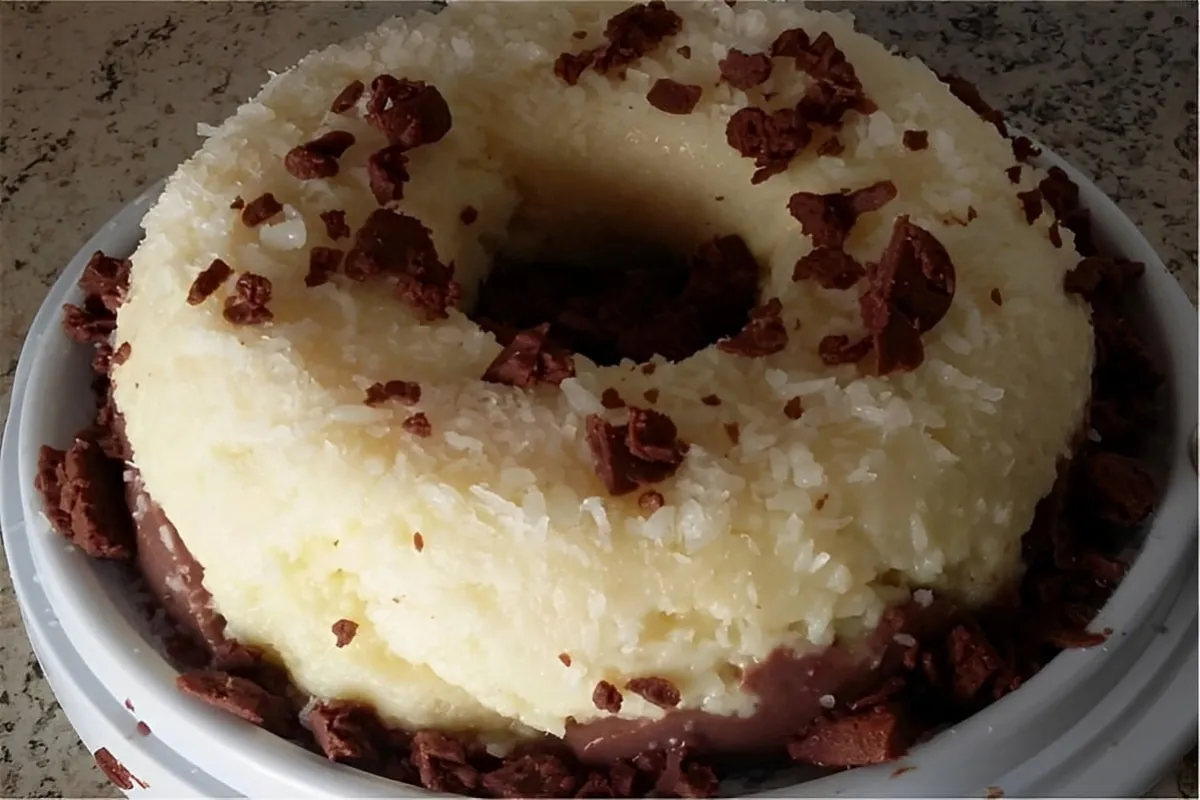 Pudim prestígio um delicioso pudim de coco com chocolate que sua família vai amar