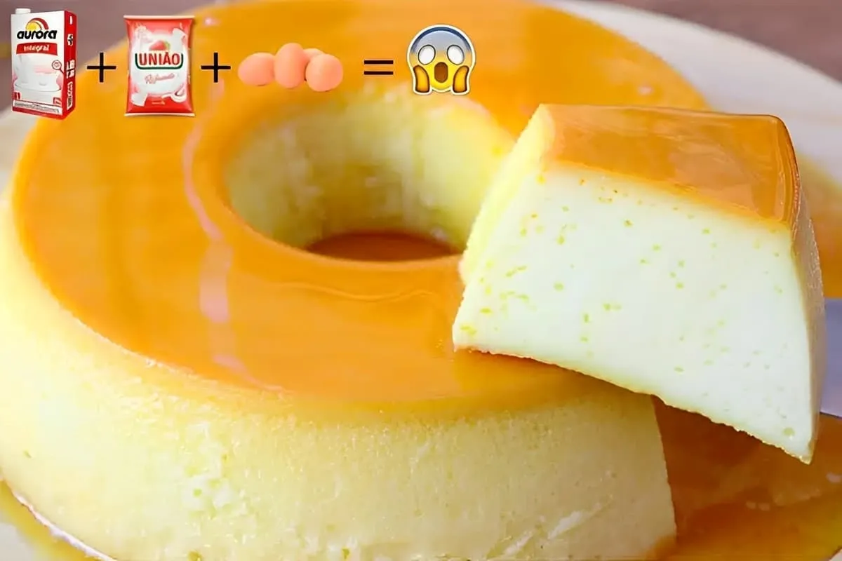 Pudim sem leite condensado da vovó delicioso e cremoso sem gastar muito