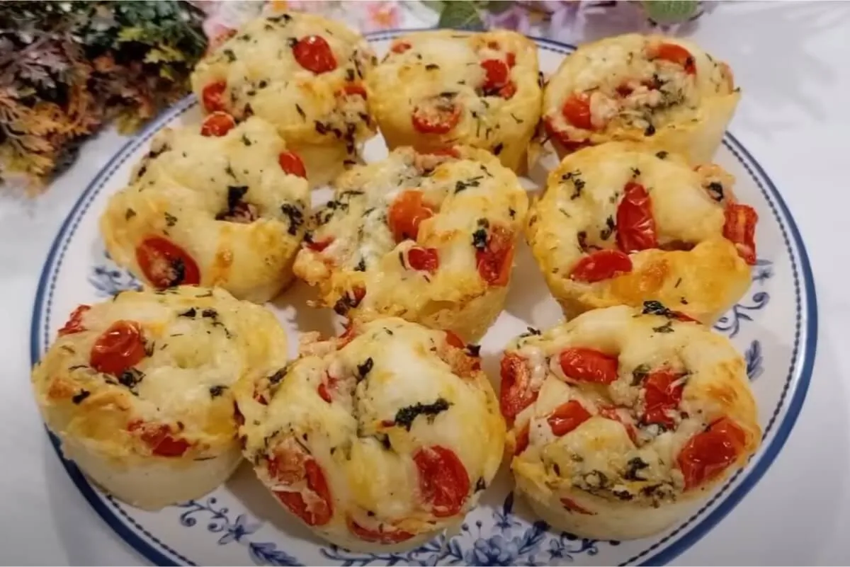 Quando você experimentar essa mini focaccia vai querer fazer toda semana