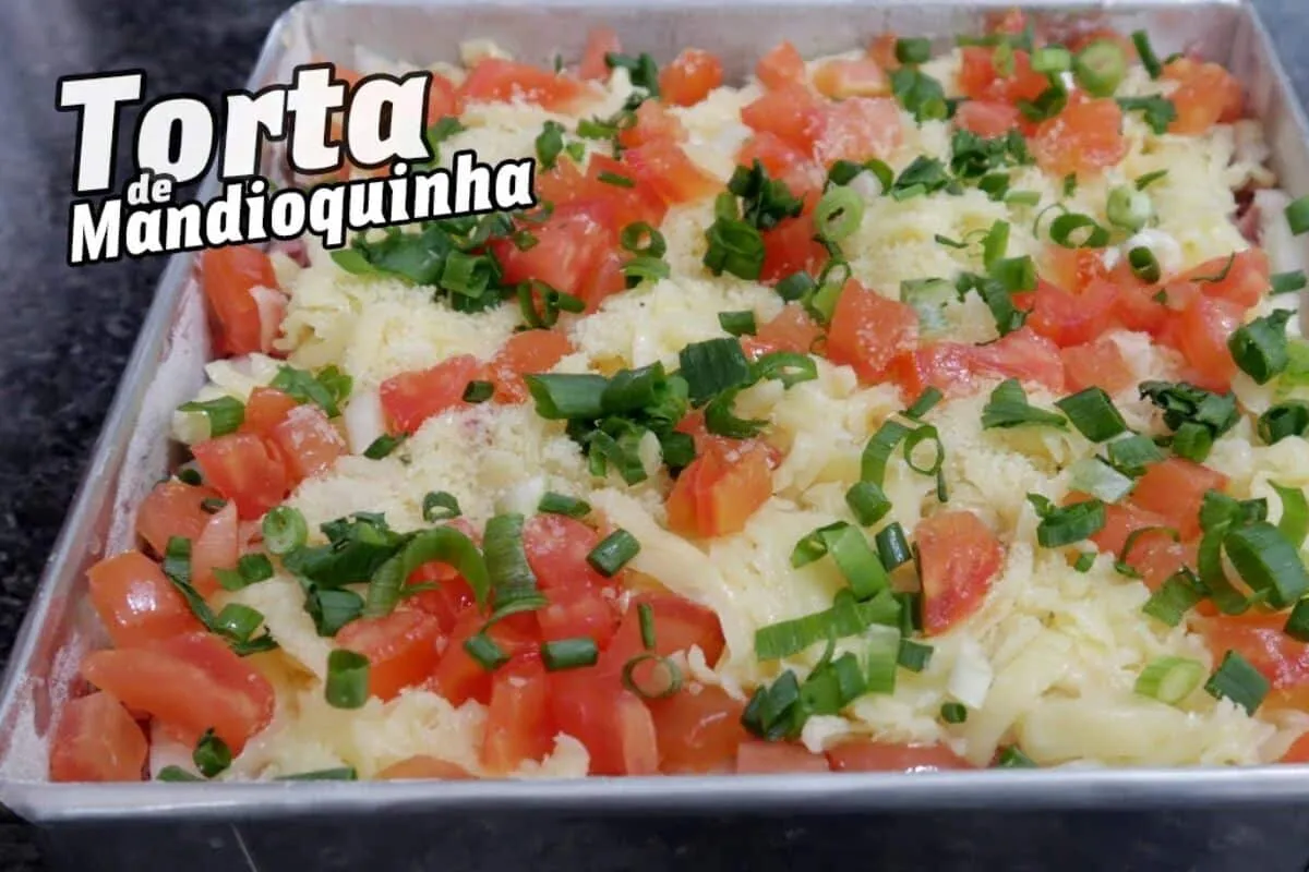 Quando você experimentar essa torta de mandioquinha vai querer comer toda semana