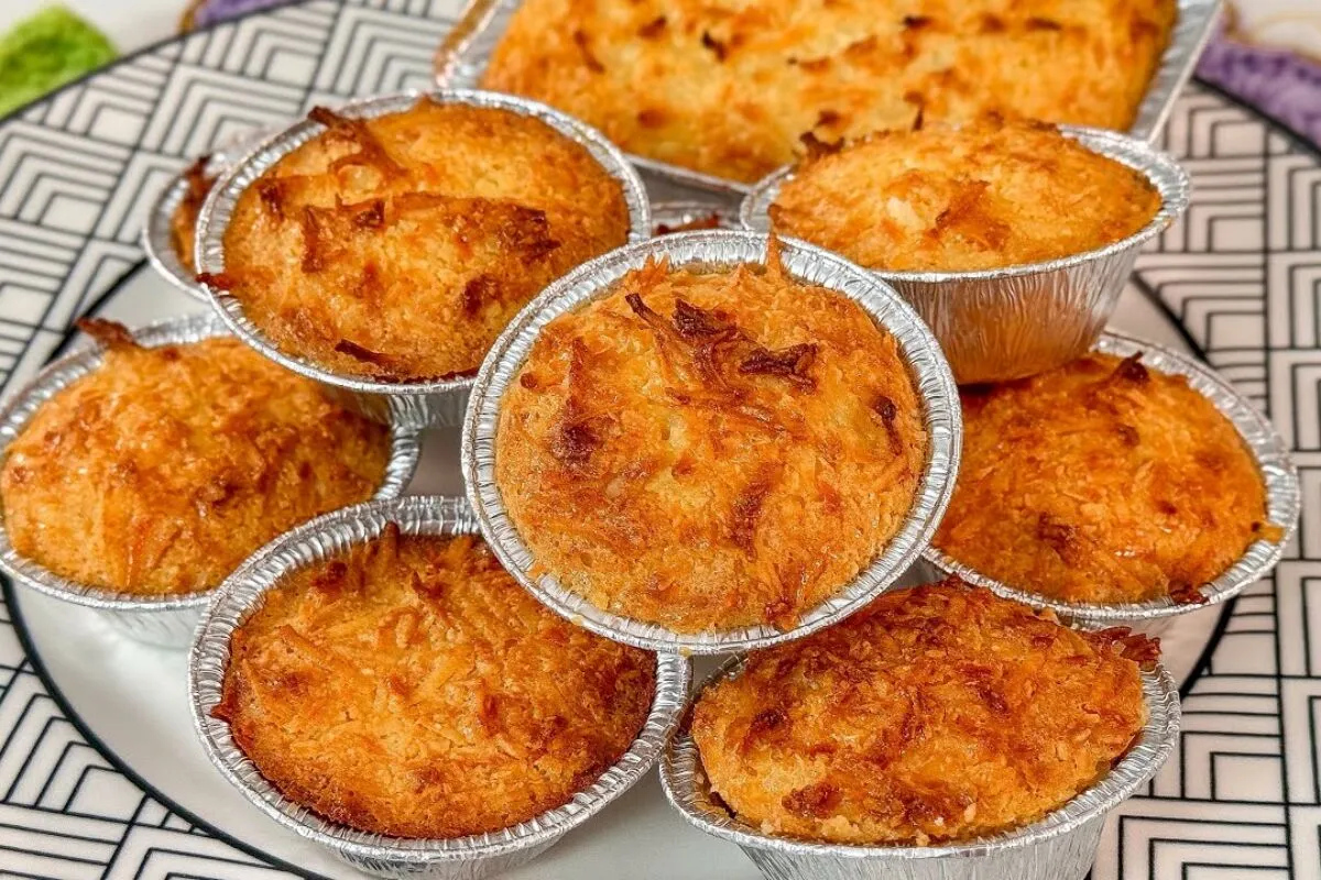 Queijadinha cremosa que rende muito, perfeita para o seu faça e venda ou para saborear em casa