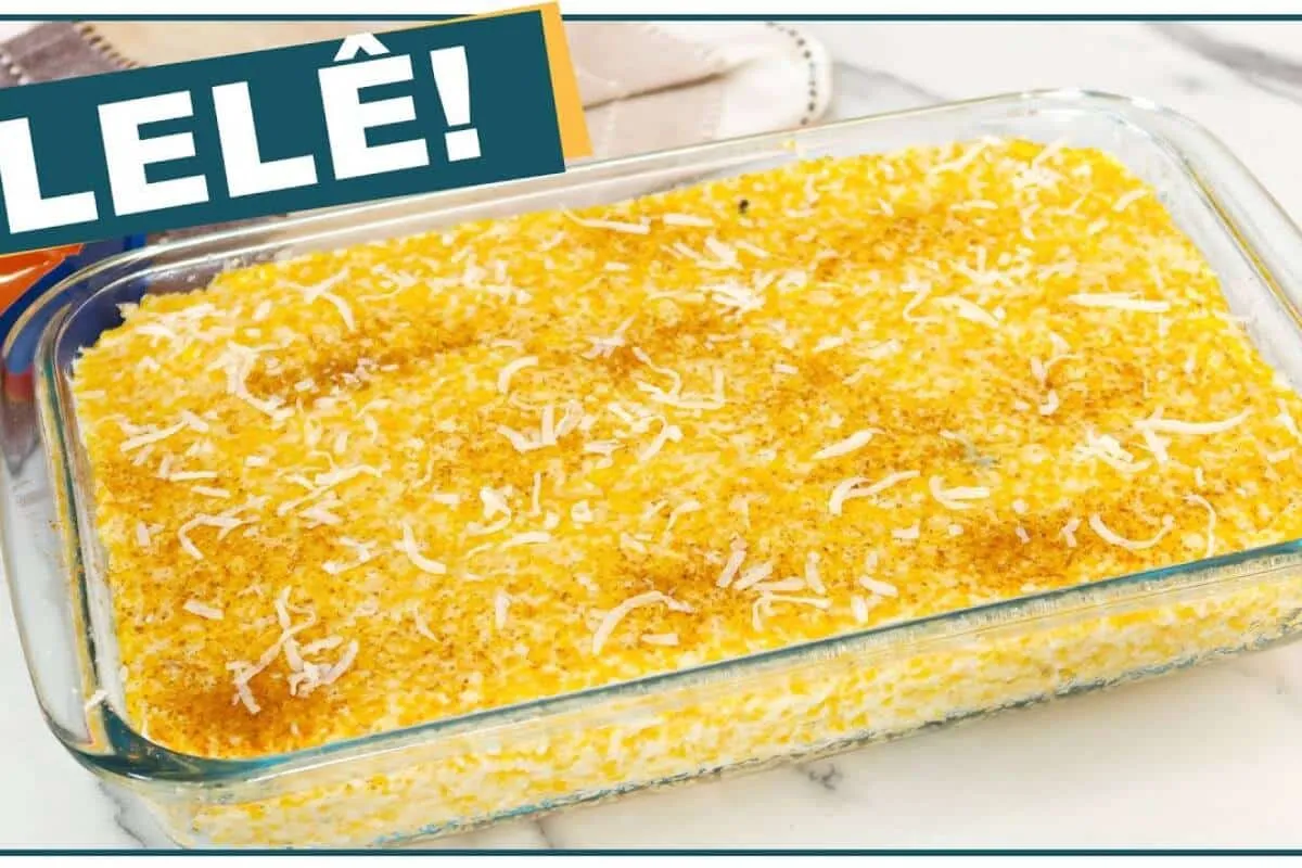Receita baiana para a hora do lanche: lelê da bahia delicioso e super simples de fazer