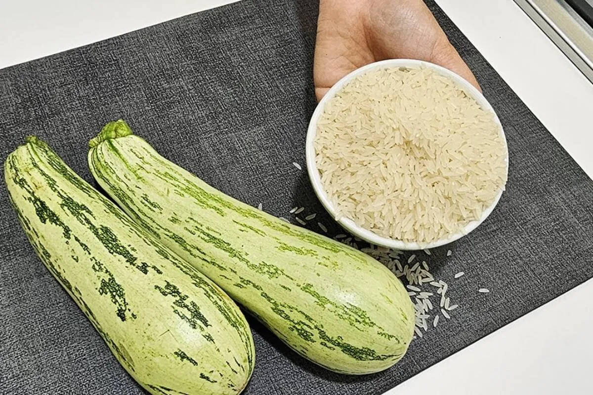 Receita de abobrinha para o almoço e você consegue fazer tudo numa panela só