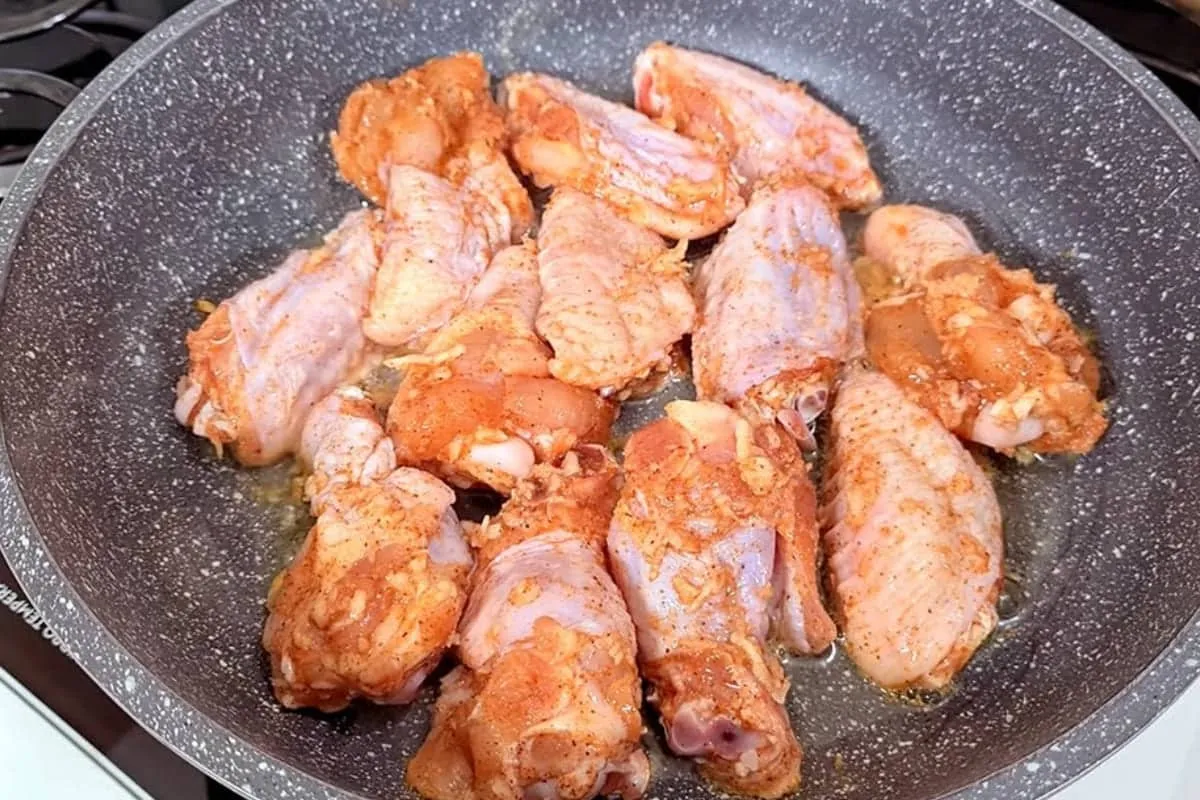 Receita de asinhas de frango que todo mundo me pergunta como eu fiz
