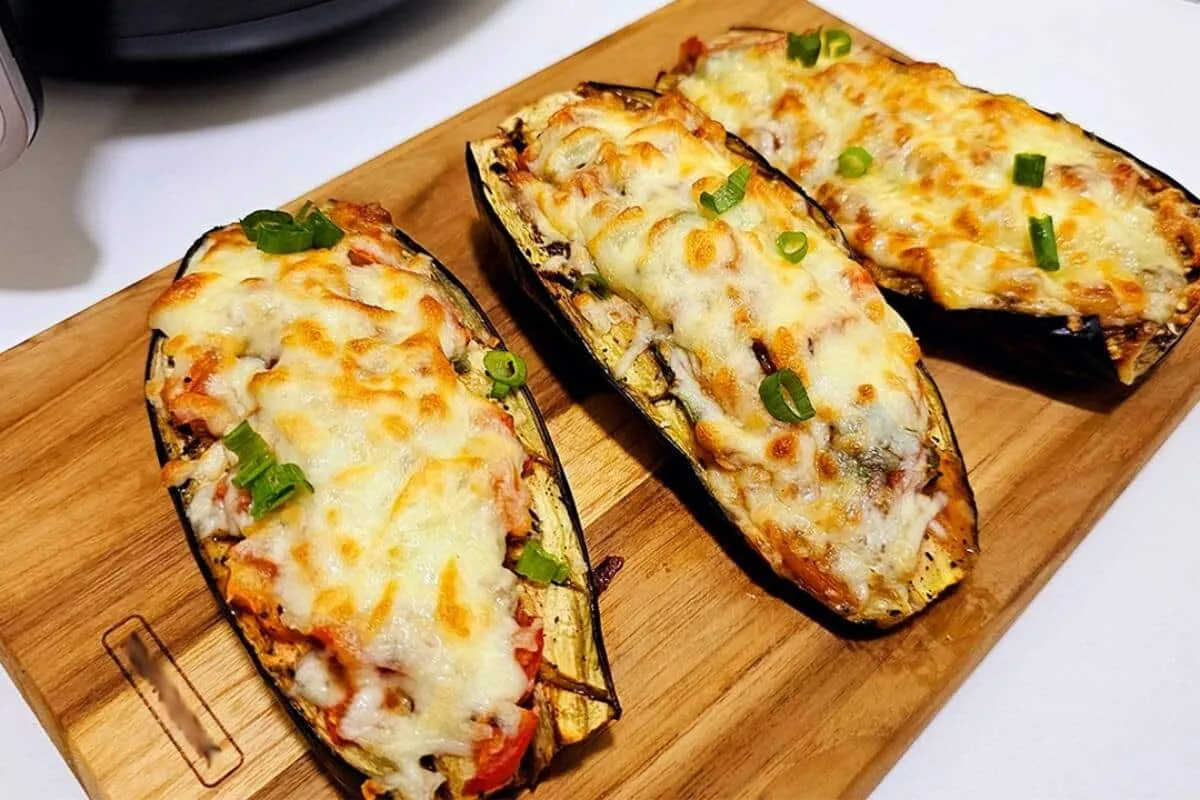 Receita de berinjela na air fryer: não precisa nem de carne no almoço