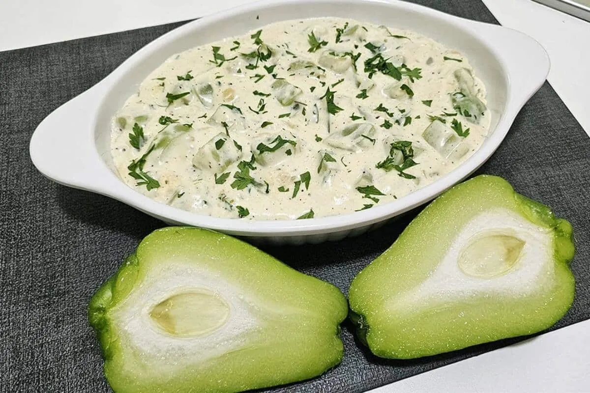 Receita de chuchu cremoso para o almoço de domingo: tão gostoso que nem precisa de carne