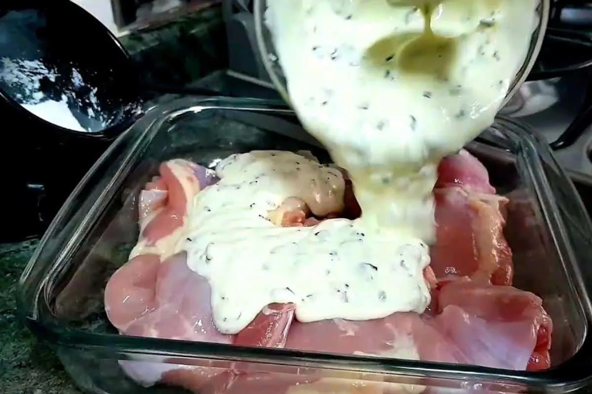 Receita de frango com creme de cebola que faço toda semana de tão gostosa que fica