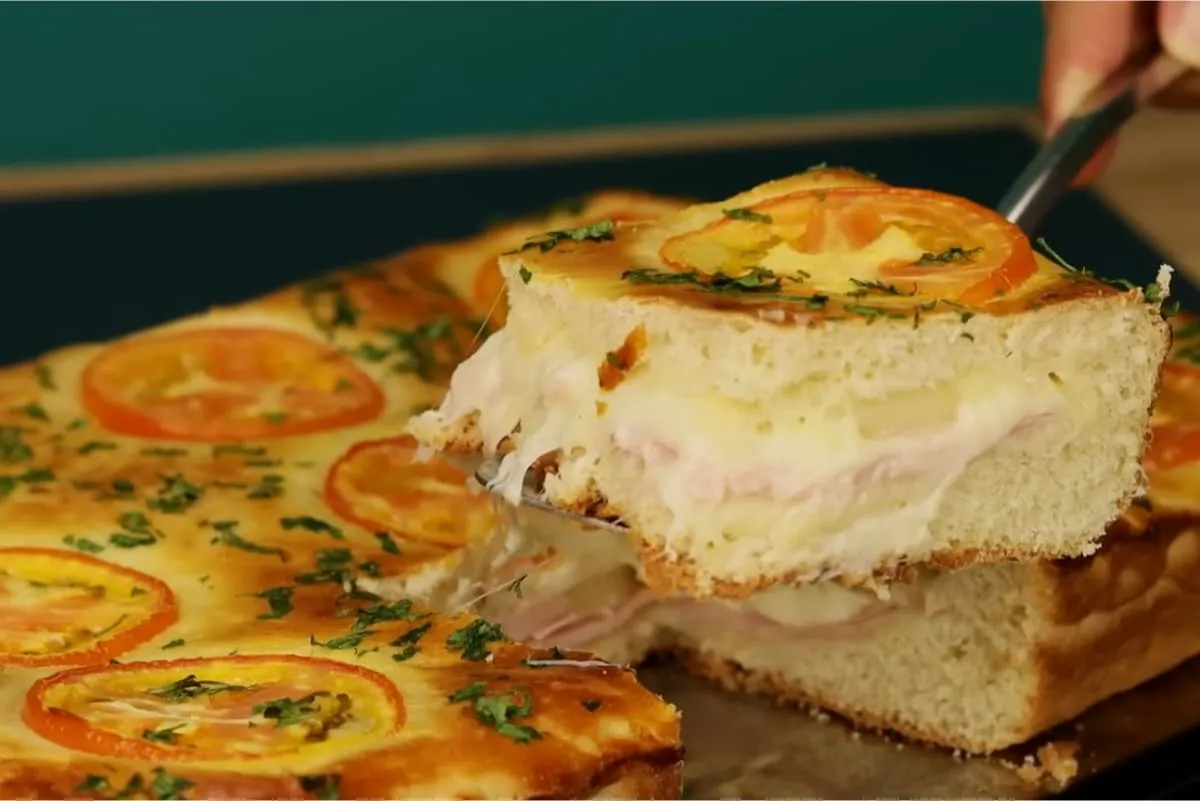 Receita de lanchão de forno prático e muito recheado, a solução perfeita para um lanche coletivo rápido