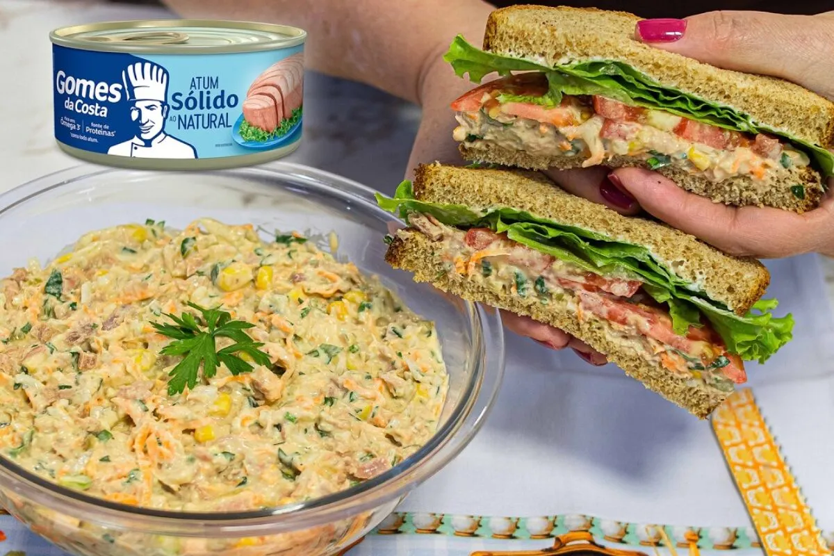 Receita de patê de atum para lanche natural que você adorar experimentar