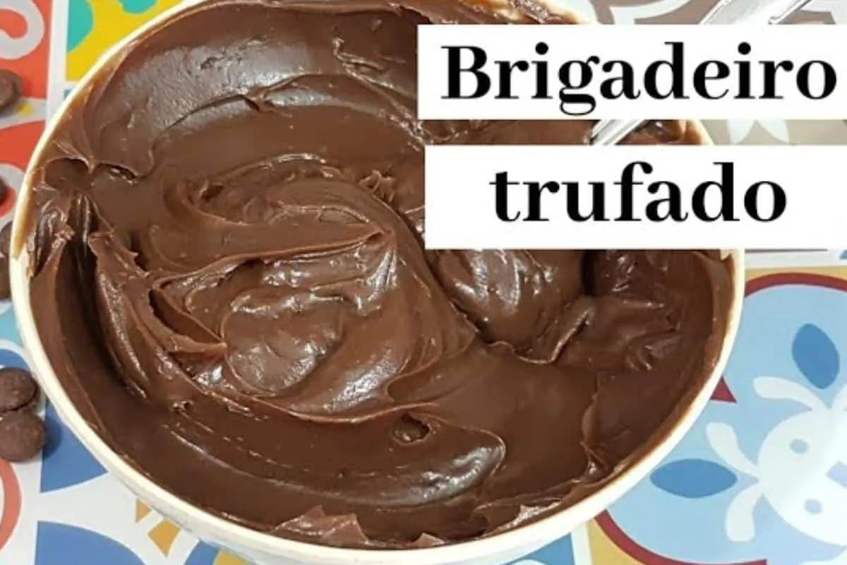 Recheio de brigadeiro trufado bem cremoso para rechear bolos ou preparar sobremesas
