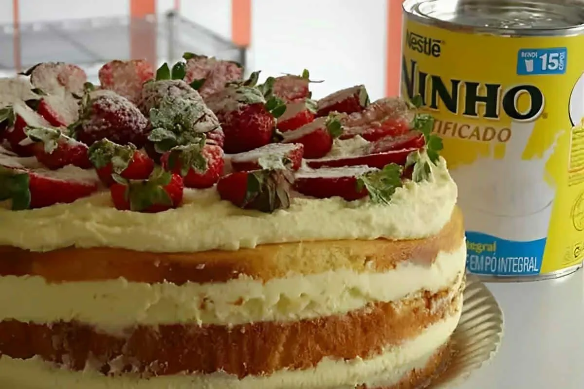 Recheio de Leite Ninho para bolos tortas pavês e outras sobremesas fácil e rende muito