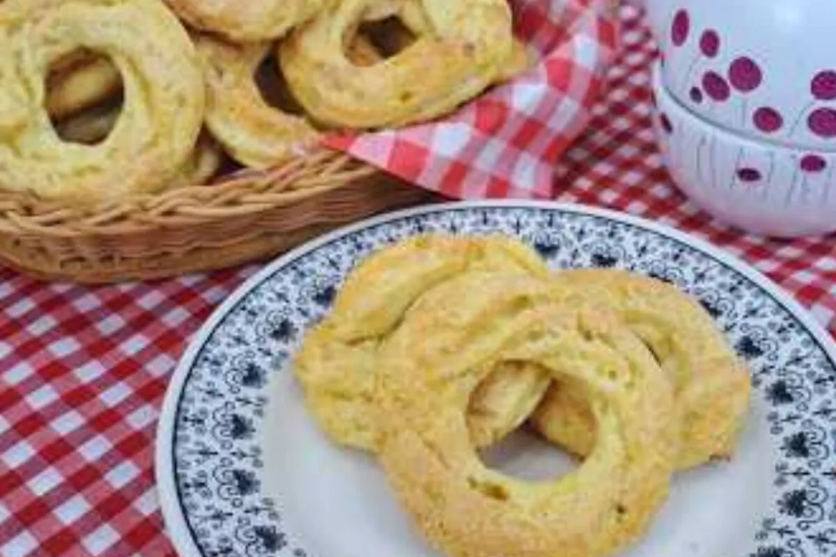 Rosquinha Santa Clara assada no forno e perfeita para o café da tarde ou da manhã