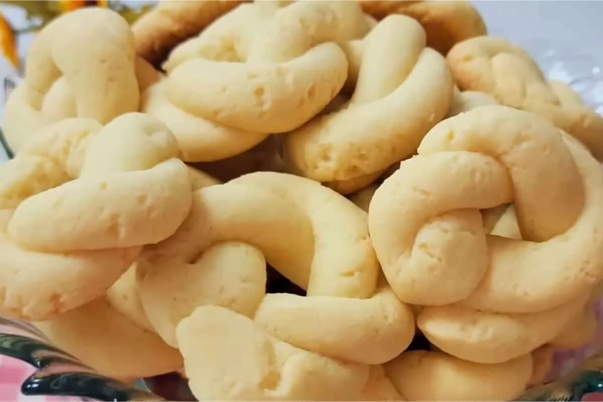 Rosquinhas de trigo da vovó: ótima para saborear com um cafezinho