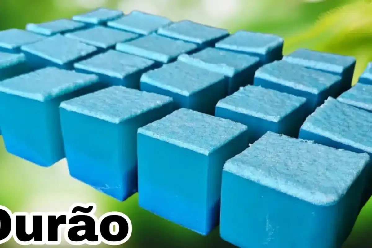 Sabão caseiro de açúcar que não desmancha fácil na água e espuma bastante