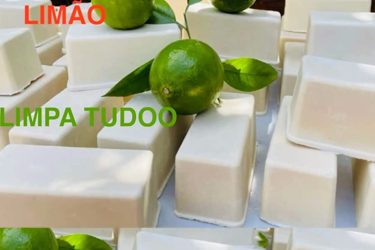 Sabão caseiro de limão perfumado e econômico: deixa tudo limpinho e com cheirinho bom