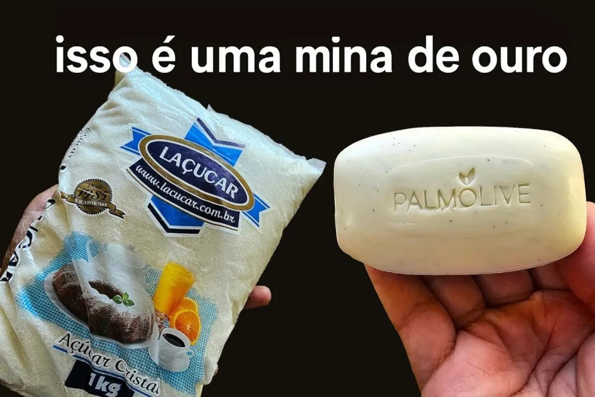 Sabonete líquido caseiro com açúcar e sabonete em barra, rende muito e é super perfumado