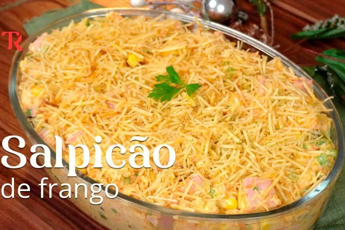Salpicão de frango cremoso, um prato fácil de fazer que vai deixar o seu almoço bem especial