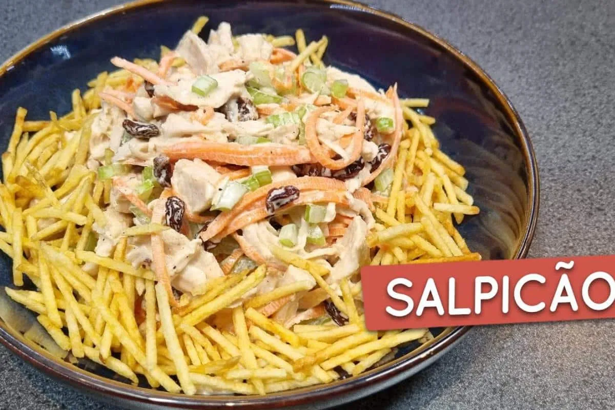 Salpicão de frango especial de natal que minha mãe me ensinou um tempero perfeito