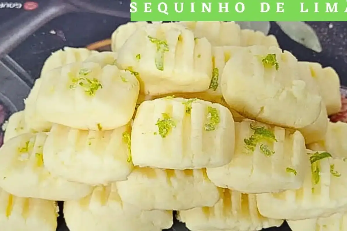 Sequilhos de limão super barato de fazer e não vai leite condensado