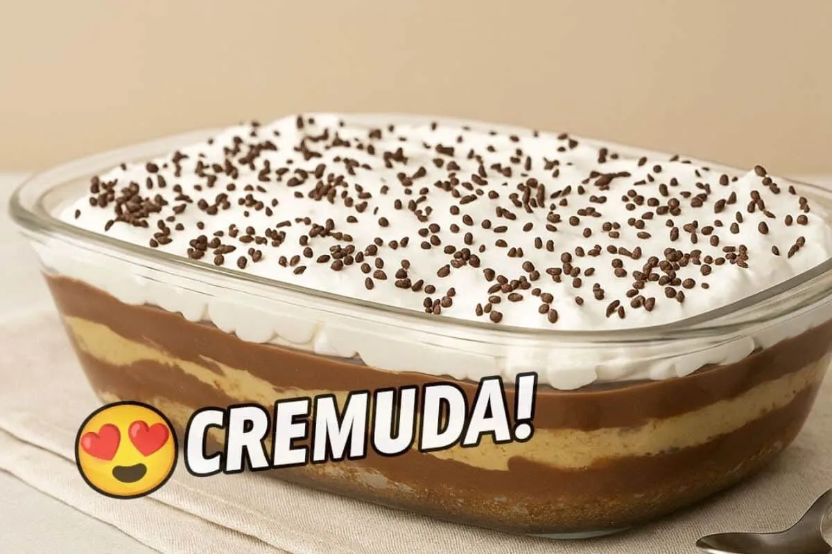 Sobremesa cutuca cunhada, a mais cremosa do mundo, para fazer sucesso na reunião de amigos ou família