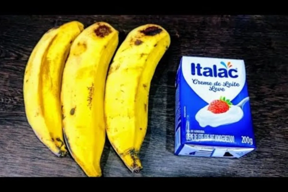Sobremesa de banana: tem banana velha em casa? não jogue fora antes de ver este vídeo