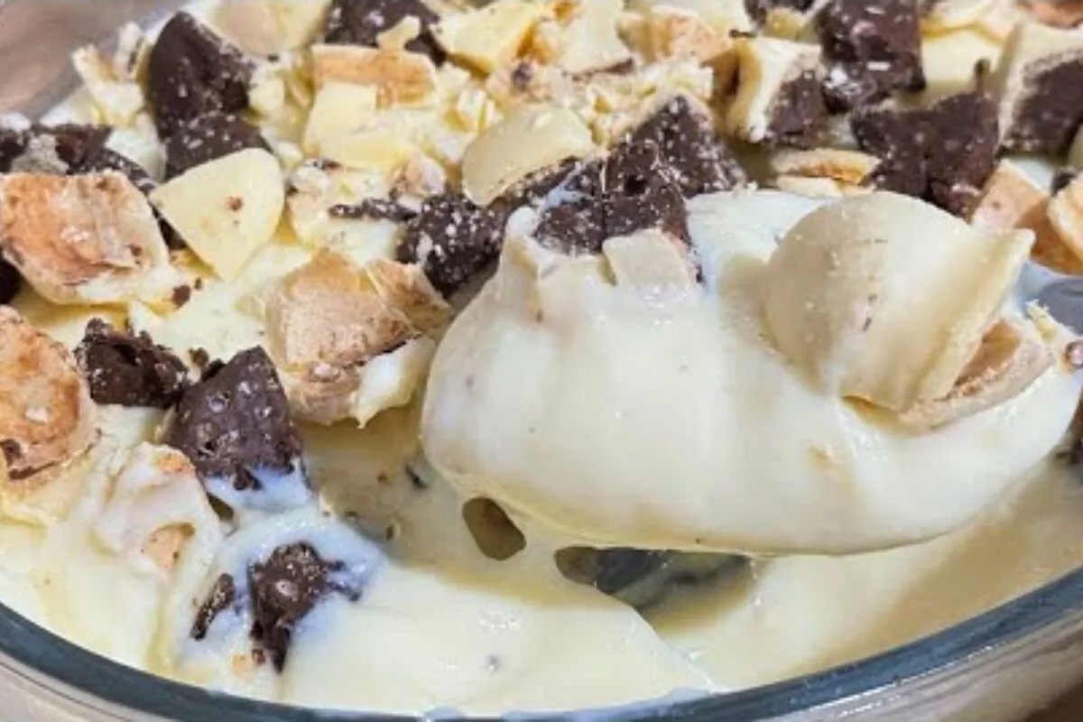Sobremesa de limão com sonho de valsa: uma delícia que combina mousse cremosa com bombom
