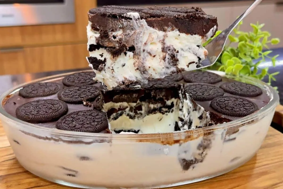 Sobremesa de Oreo: meu top 1 até agora para as receitas de Natal, sobremesa cremosa e fácil de fazer